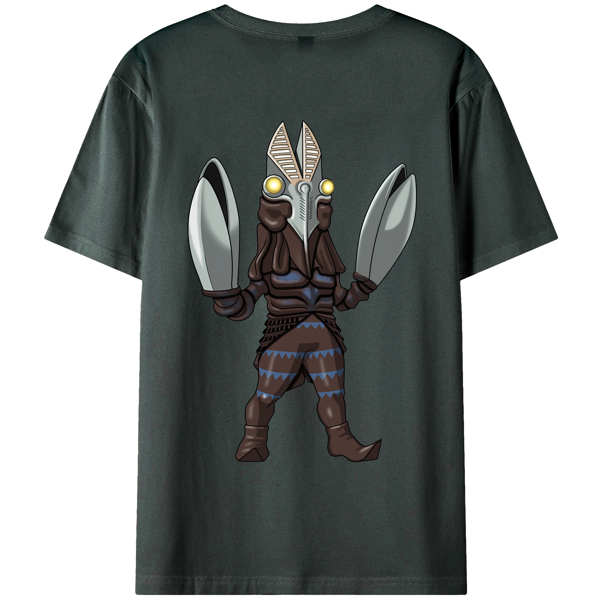 （画像用） ウルトラマン Ultraman 綿100％ メンズ半袖Tシャツ（バックプリント） 通気性